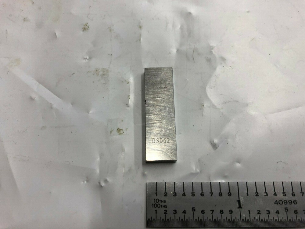 .111 Rectangle Steel Gage Block.