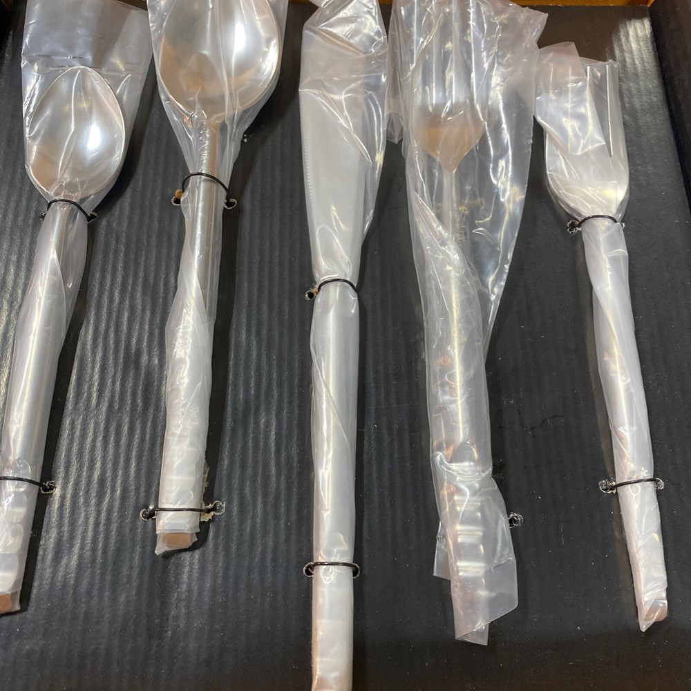 Vibhsa Flatware 5 Piece Place Setting Modern NEW in Box
