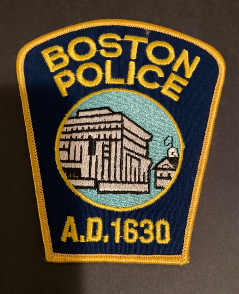Boston Police cloth shoulder patch