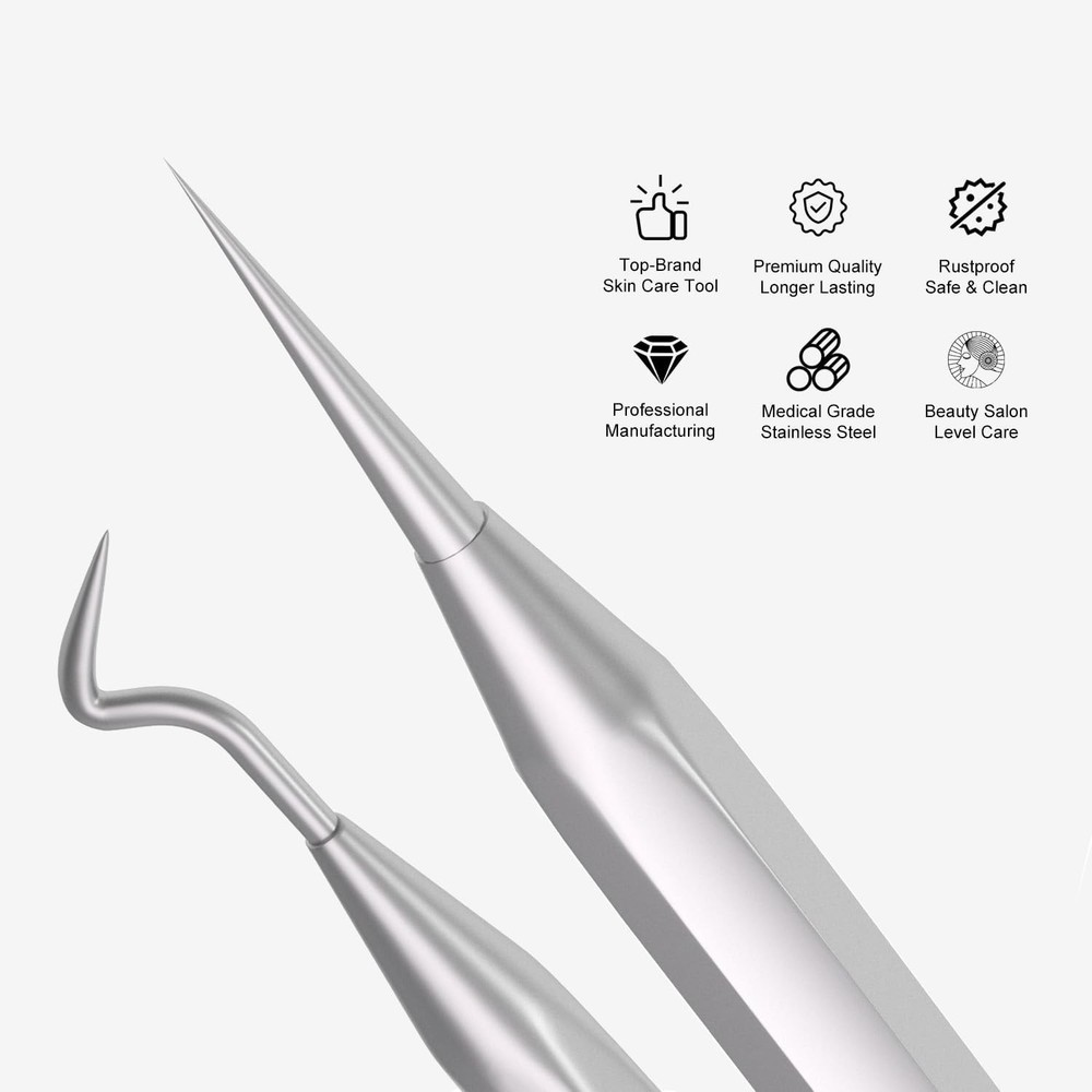 Cbiumpro Blackhead Remover Tool Kit Pimple Extractor Acne Comedone Tools