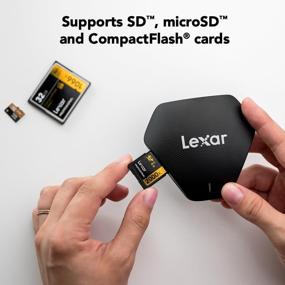 Multi-Card USB 3.1 Reader for SD/microSD/CF