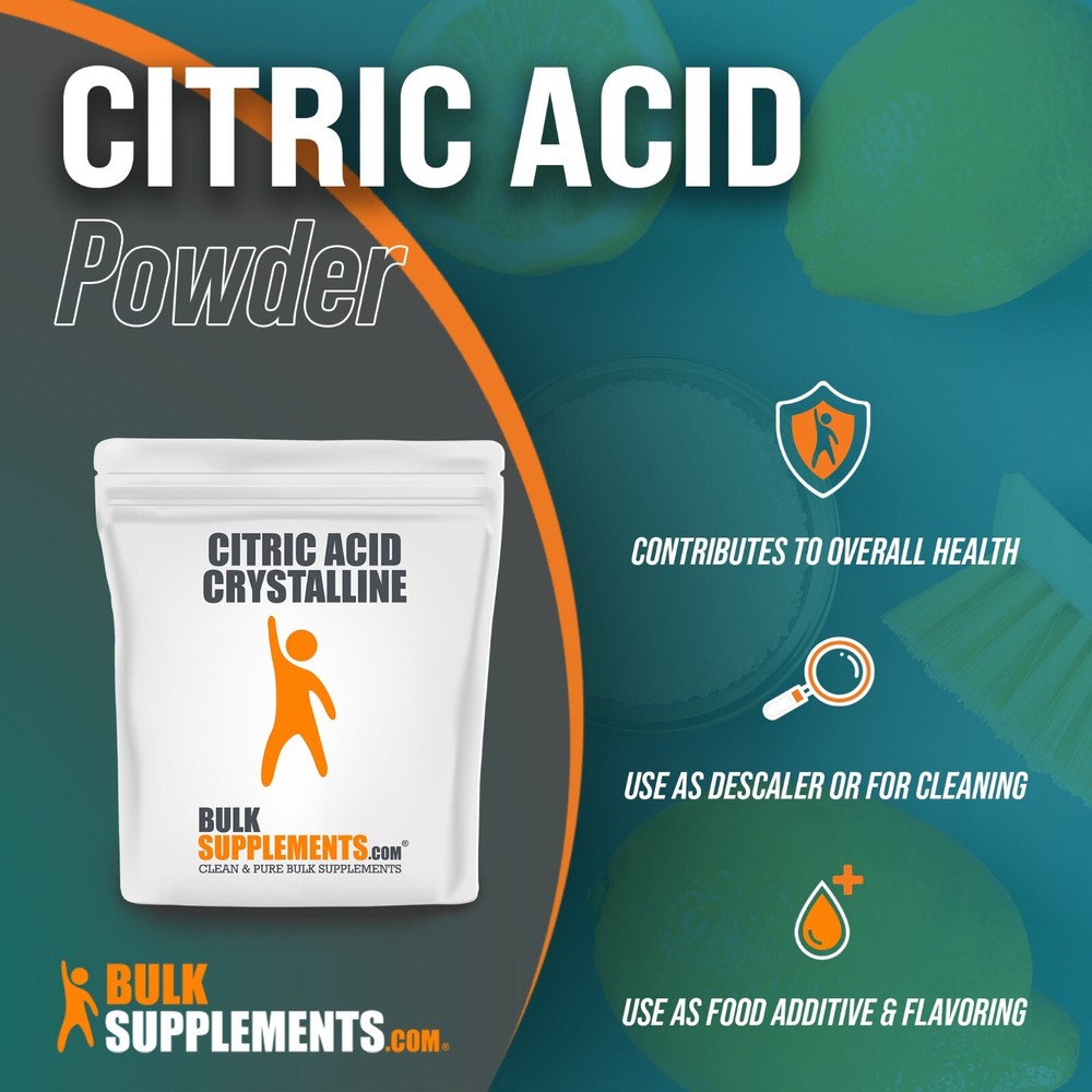 BulkSupplements Citric Acid Powder