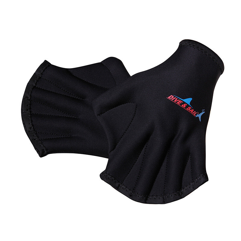 2mm Neoprene Webbed Gloves Paddle Hand Train Diving Swimming Surfing