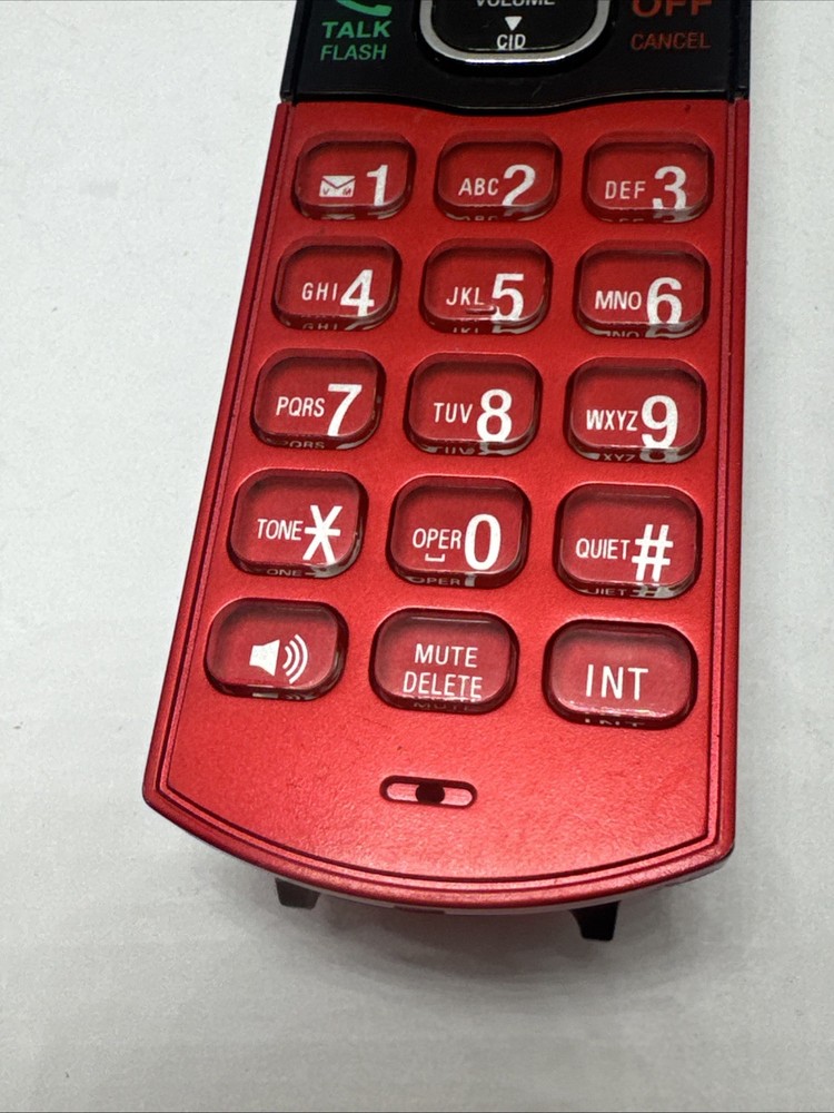 vtech Handset RED CS5129-26 W/ Battery Tested Works