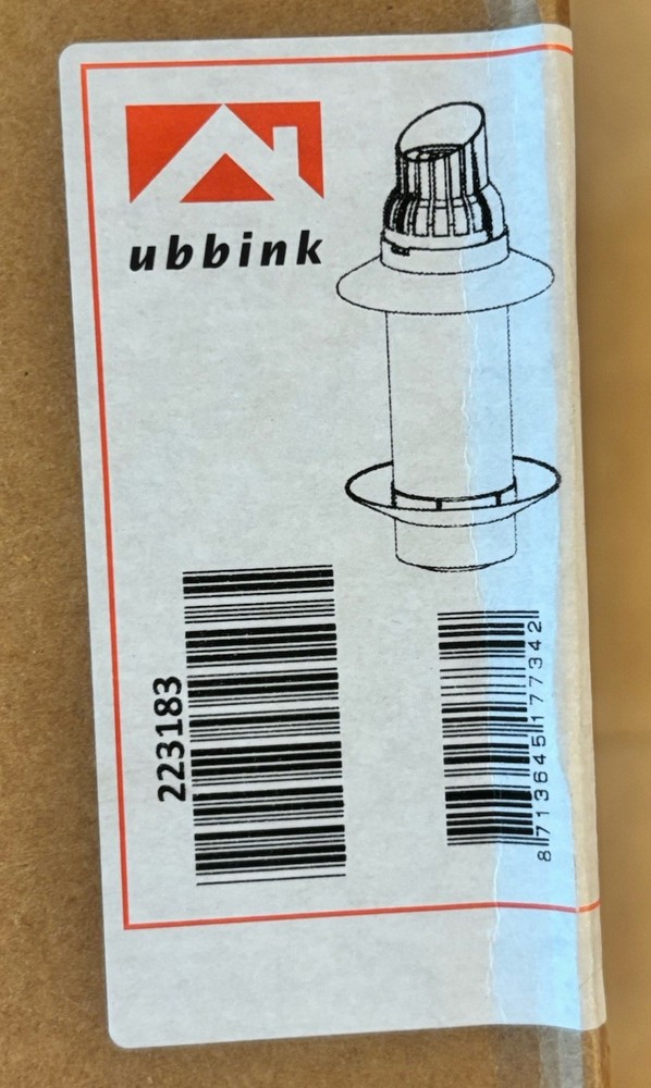 Rinnai Everhot 223183 Universal Termination Vent 12" Tankless Gas Heater HE+ NEW