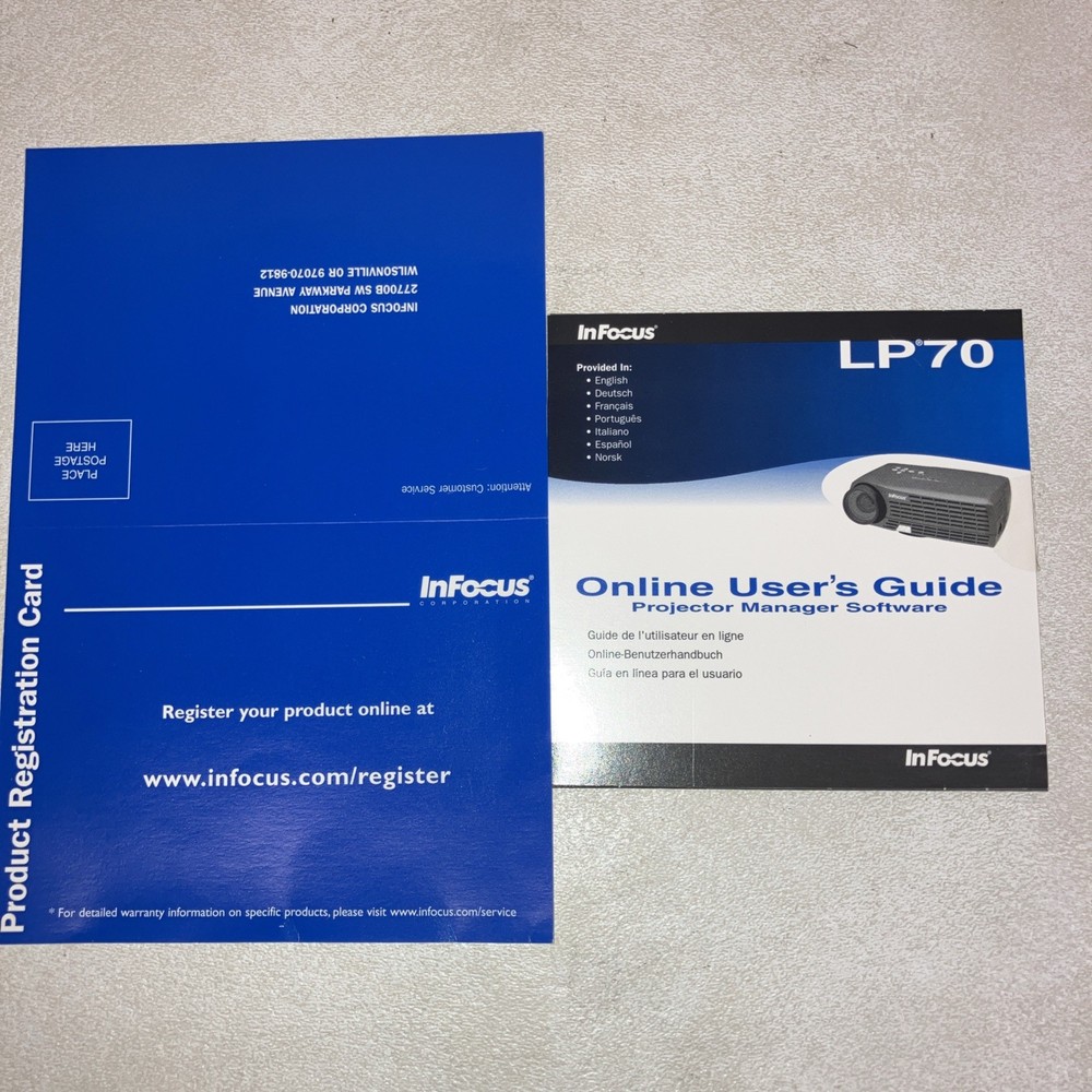 INFOCUS LP70 + Mobile DLP Video Projector, Tested