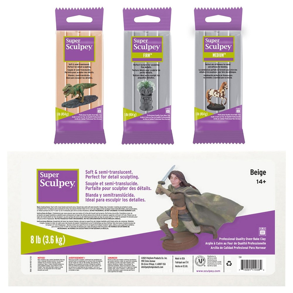 Super Clay, 8-Pound, Beige