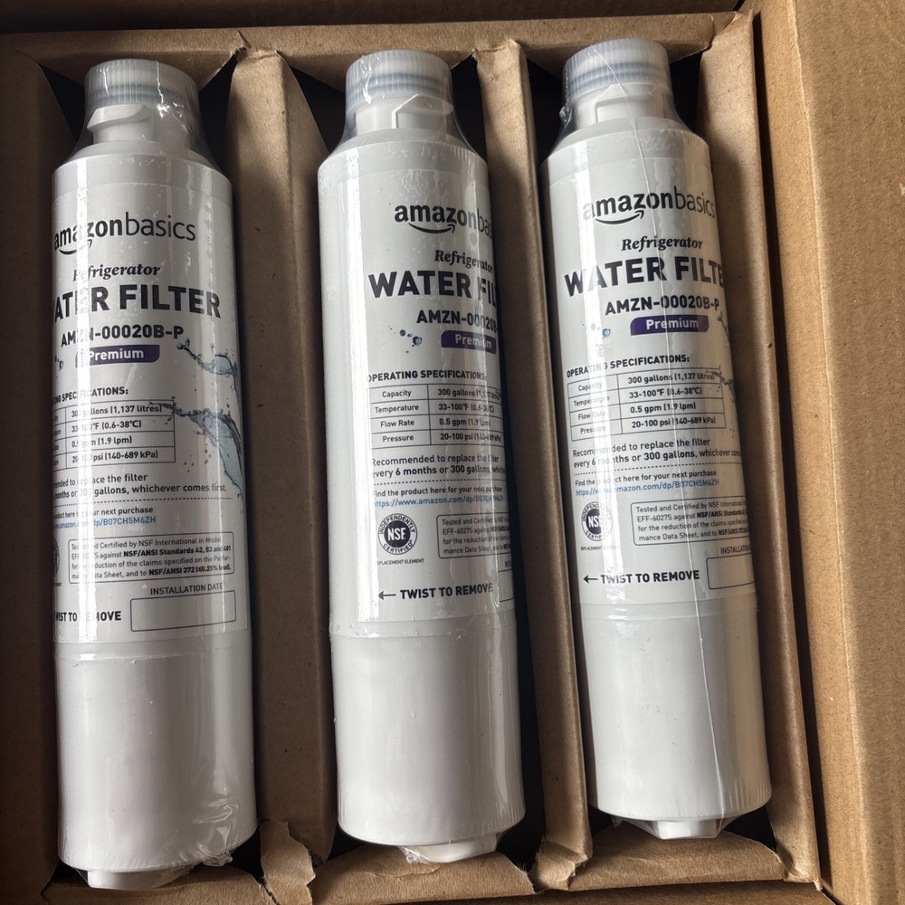 Amazon basics Replacement Water Filter AMZN-00020B-P Premium For Samsung DA29