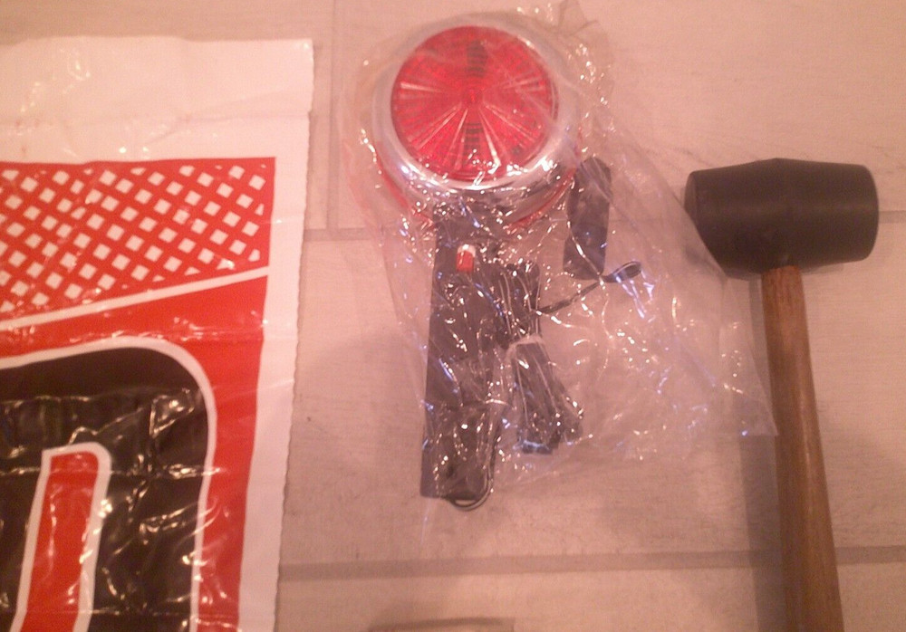 VTG! Roadside Emergency Kit With 12V Flashlight, Help Sign, First Aid Kit & More