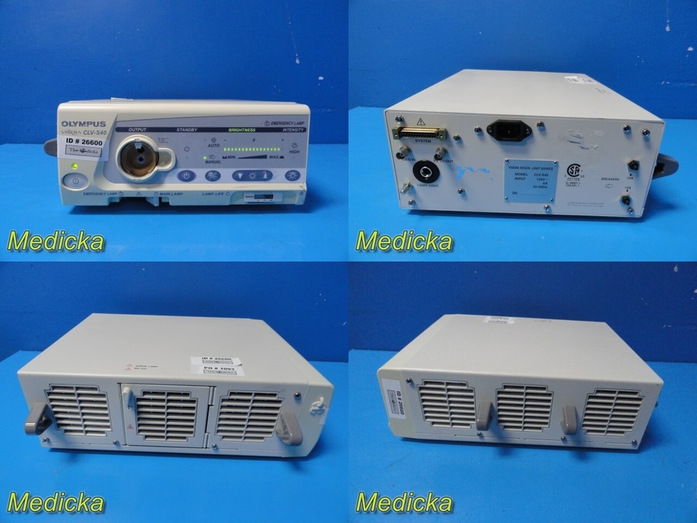 Olympus Visera CLV-S40 Xenon Light Source , MAIN LAMP NEEDS Replacement~ 26600