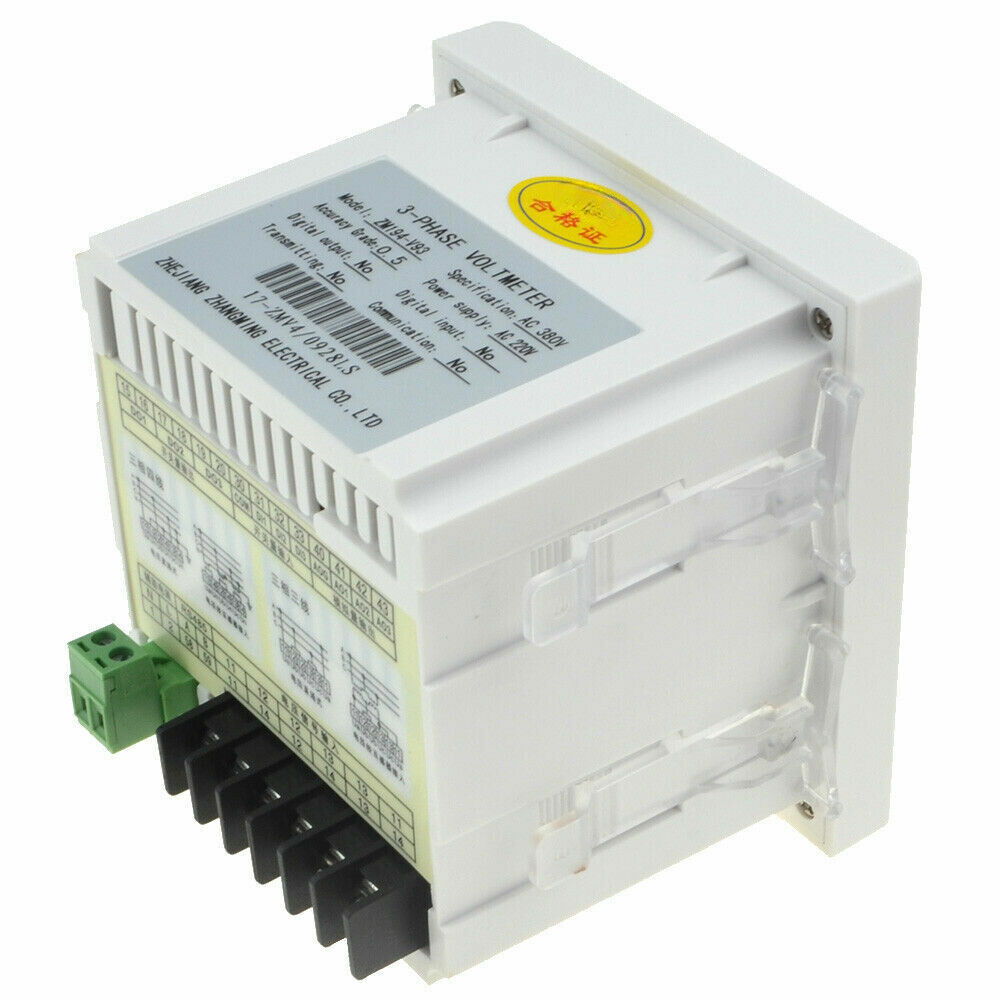 96x96mm Three-phase AC Voltage Meter Intelligent Digital Display Voltmeter