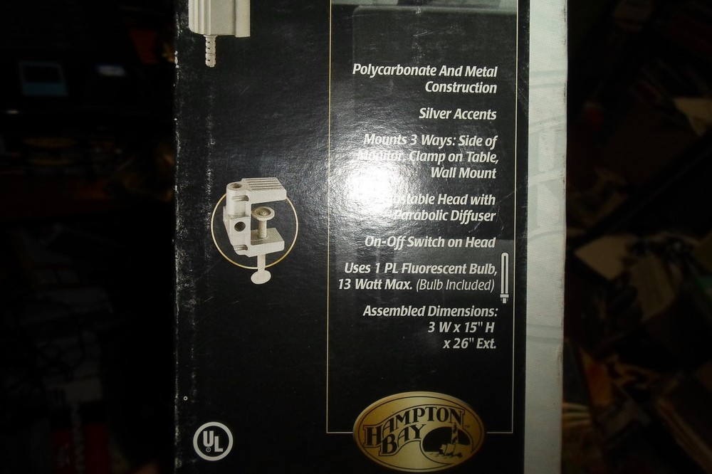 Hampton Bay Computer Lamp New in Box