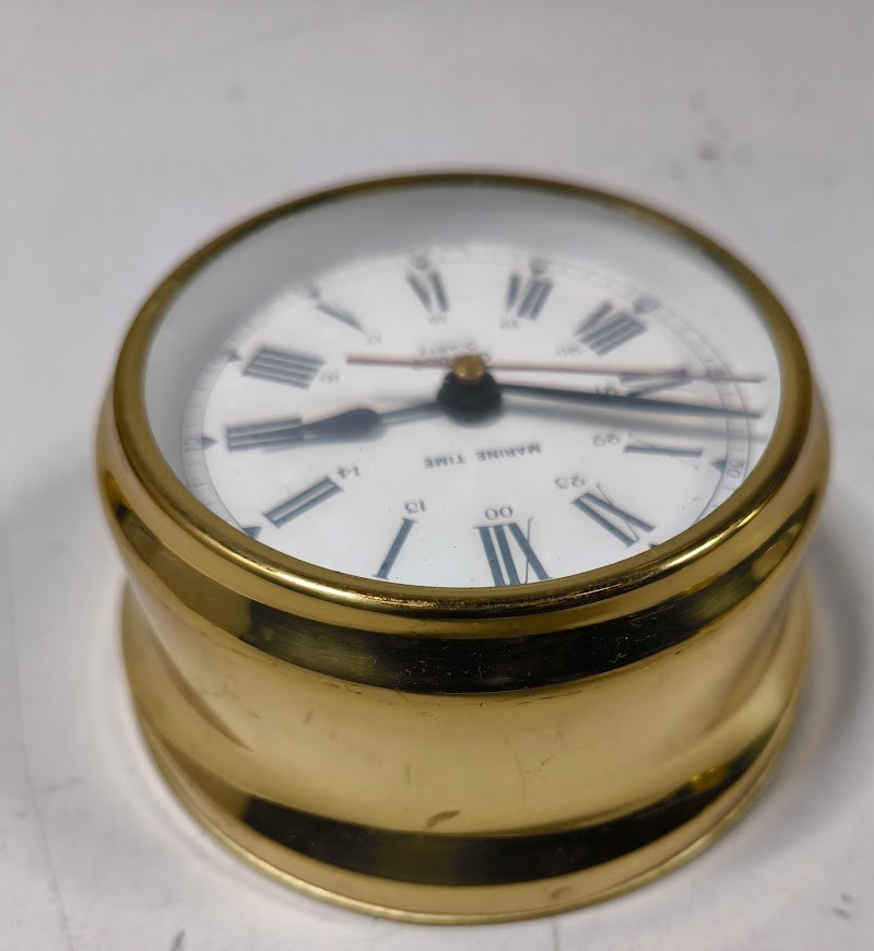 Marine Time Quartz Clock - Used, Working