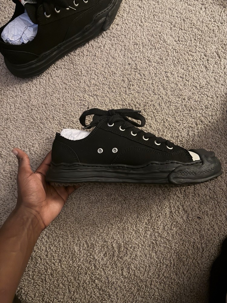 Maison Mihara Yasuhiro Hank OG Sole Canvas Low Black