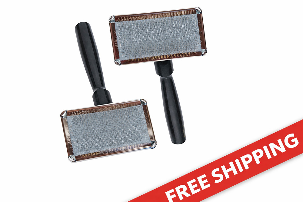 #1 All Systems Silver Slicker Brush Small and Medium – Dog Grooming Deshedding