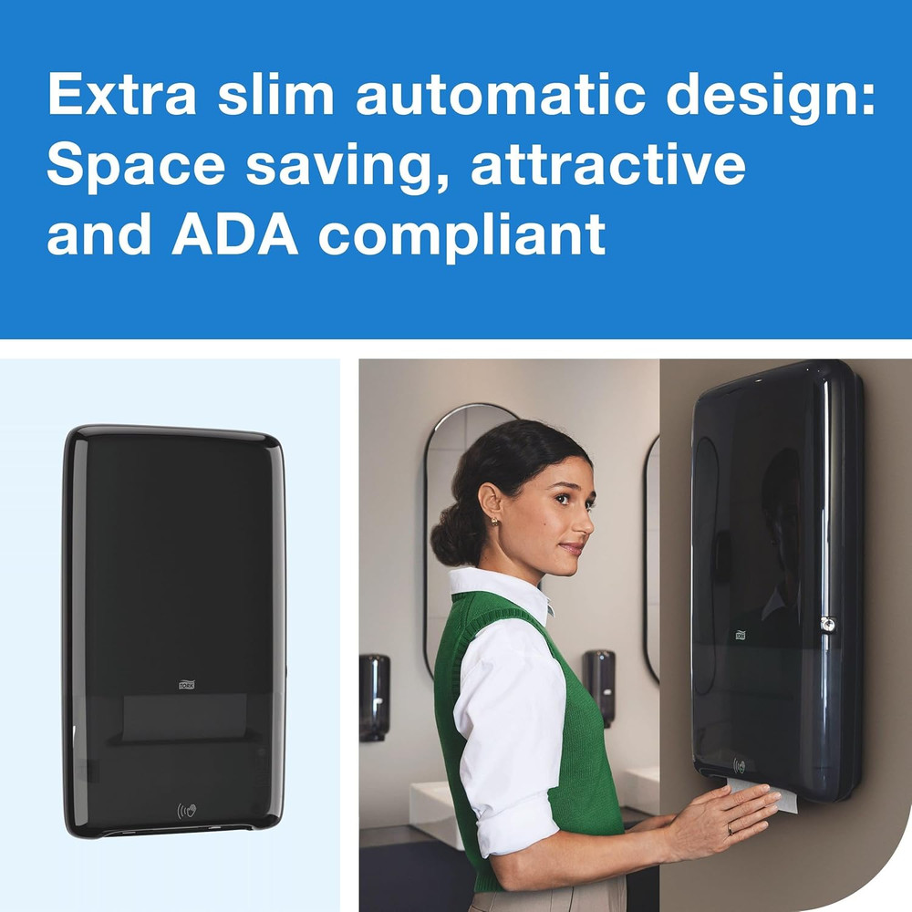 Peakserve Automatic Continuous Paper Hand Towel Dispenser White H5, High Capacit