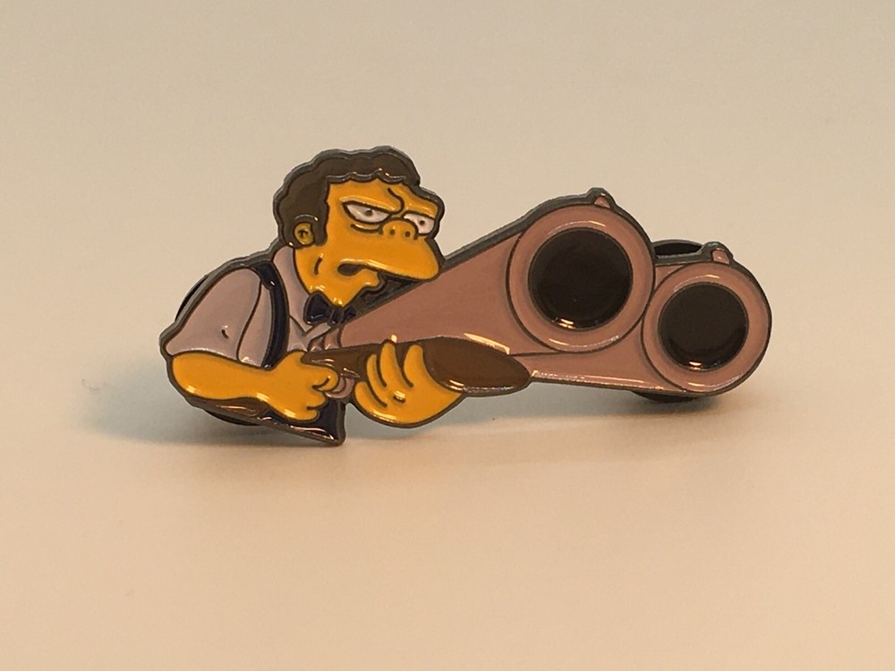 Mo with Shotgun HAT PIN Lapel Brooch