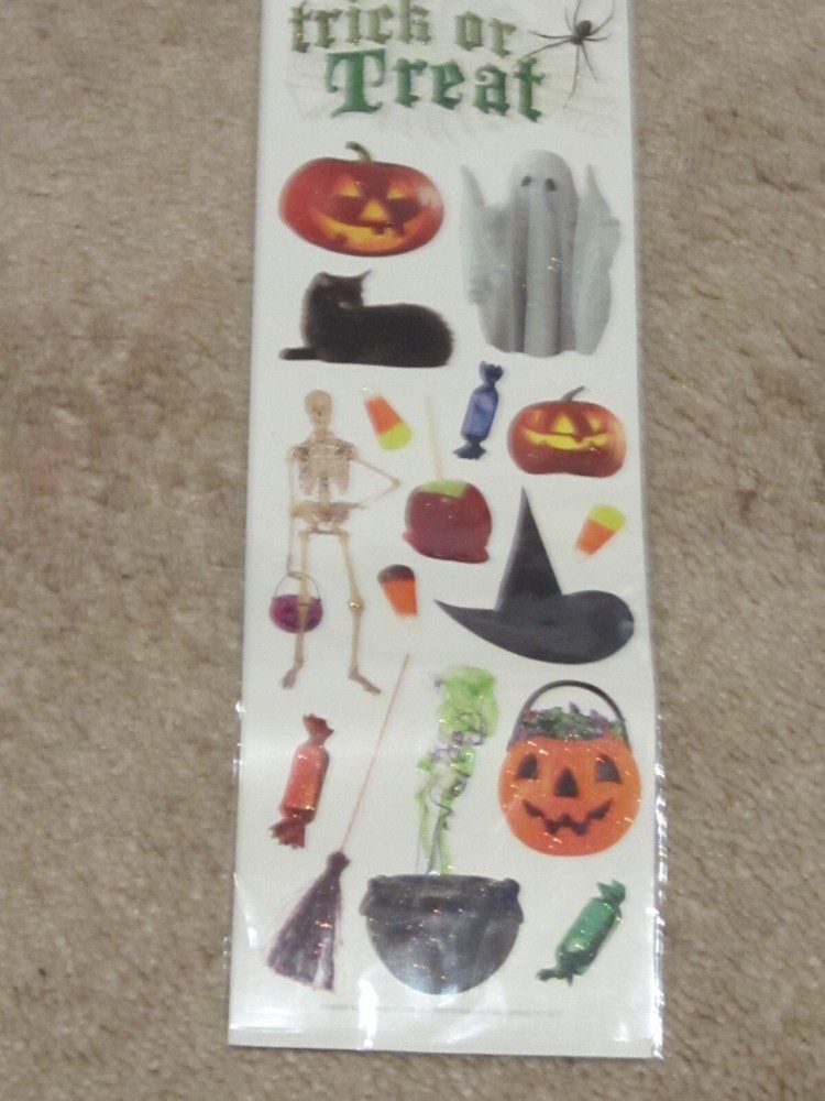 Halloween glitter rub ons