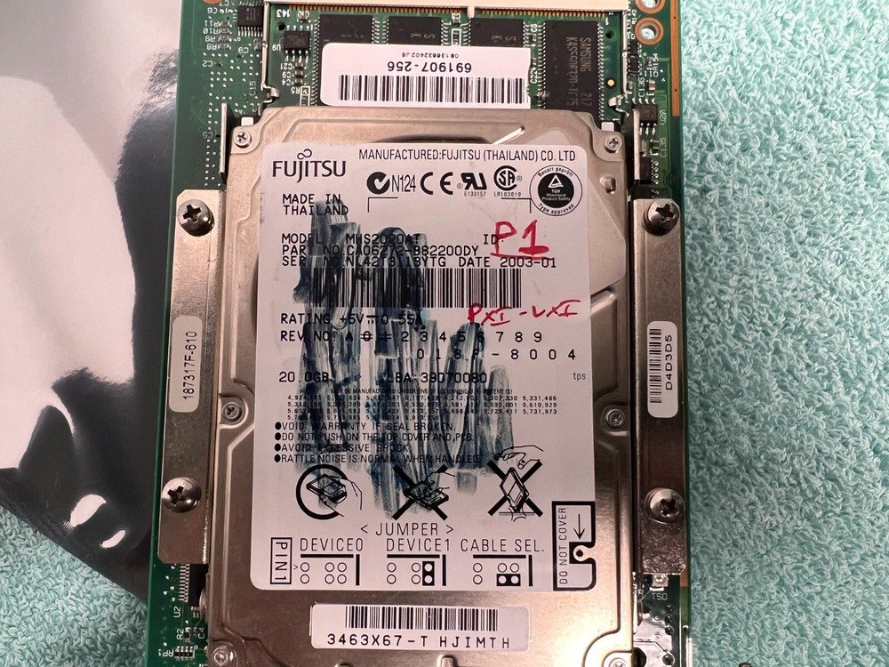 NATIONAL INSTRUMENTS NI PXI-8174 Embedded Controller Computer 20GB HDD