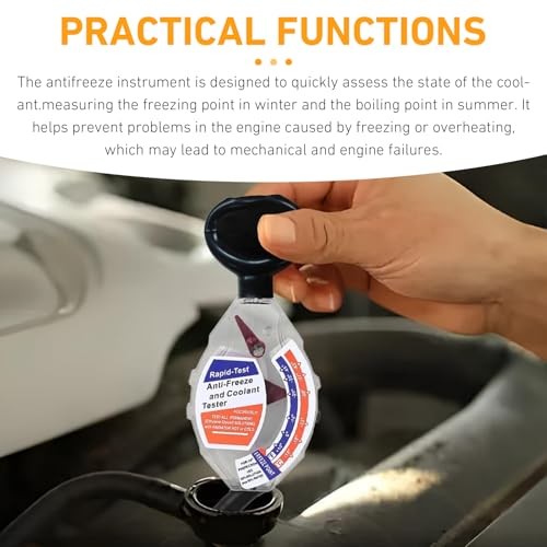 Coolant Tester Accessory, Dial Type Antifreeze Coolant Tester, High Accuracy
