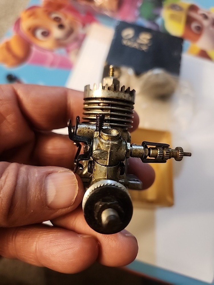 OS Max 10 R/C Model Airplane Glow Engine With Box And Paperwork
