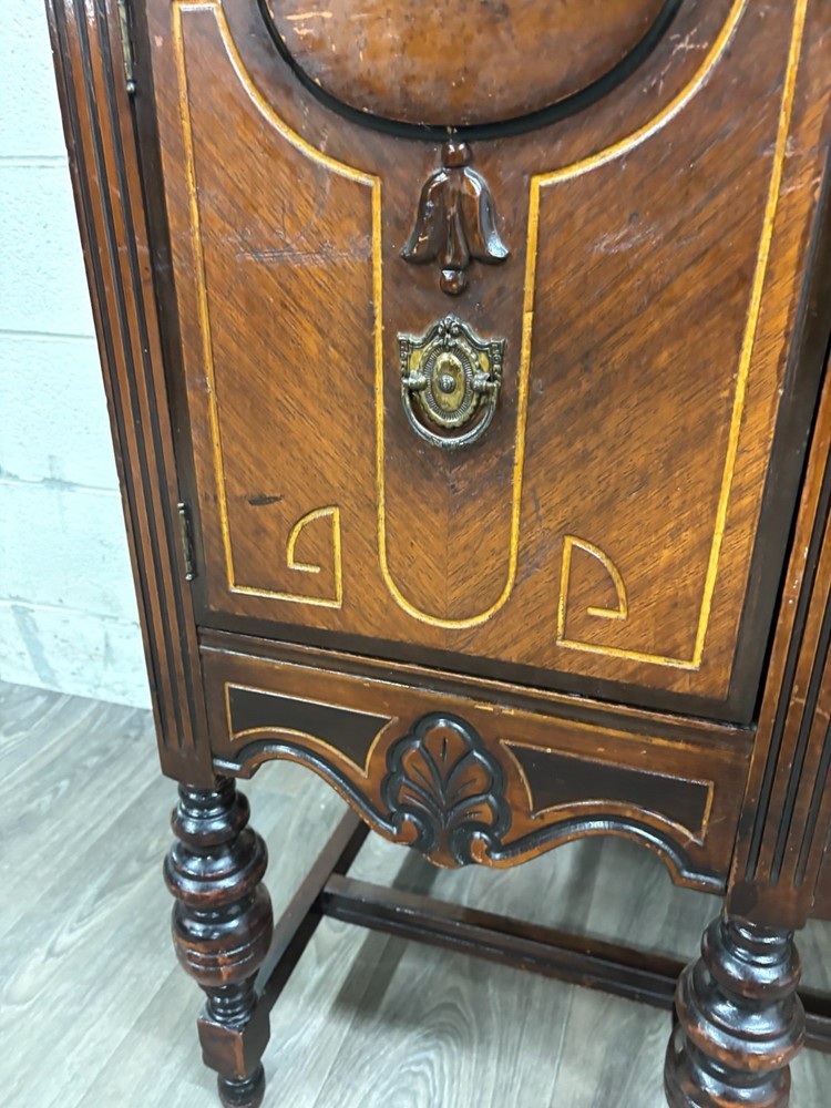 Antique Art Deco or Jacobean Revival Style Sideboard Buffet Server Console