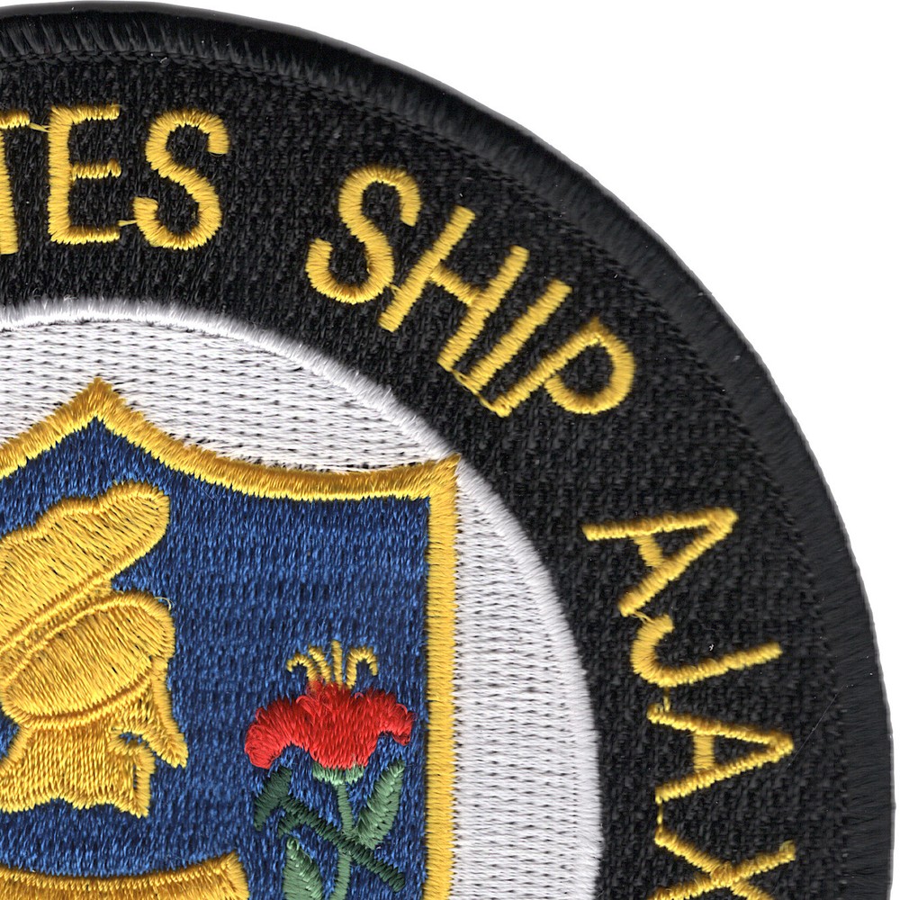 AR-6 USS Ajax Auxiliary Repair Tender Ship Patch - Version B