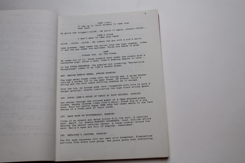 NAKED SUN / David Barlow 1990 Unproduced Screenplay