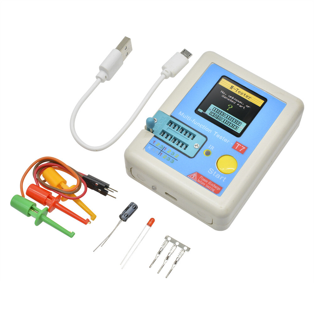 LCR-T7 Transistor Meter Multi Function Electronic Component TFT Decoder Tester