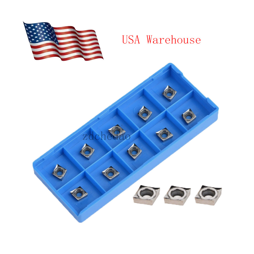 10pcs CCGT060204 - AK H01 Carbide Inserts | New
