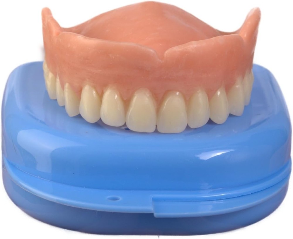 Custom-Fit Upper Dentures for Quick, Comfortable Smile Makeover - Medium/Large