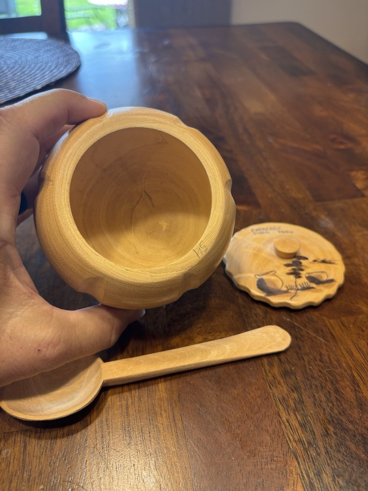 Vintage Peru sugar bowl