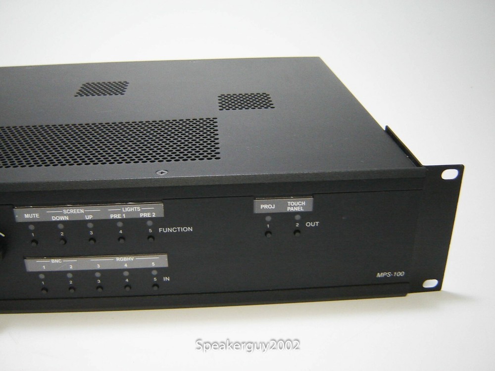 Rack Mountable Crestron MPS-100 / Multimedia Presentation System / 4456891 -- CC