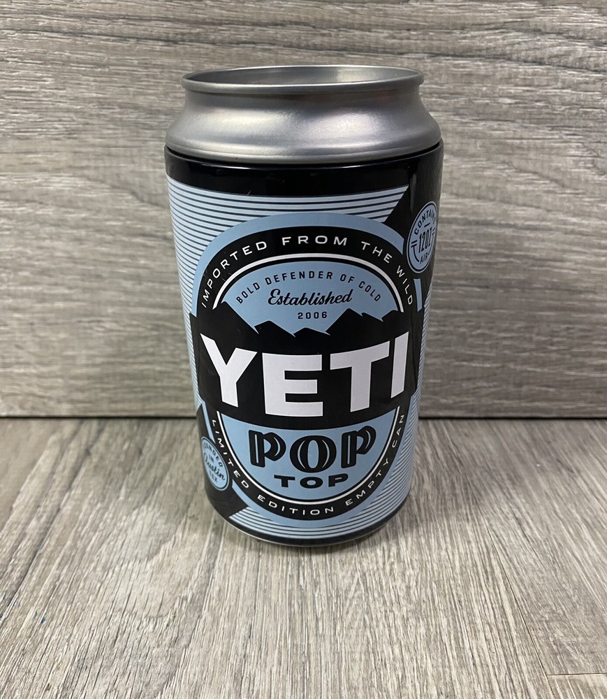 YETI Pop Top, Limited Edition, "Empty Can Contains 12oz" Storage Stash Cans🔥