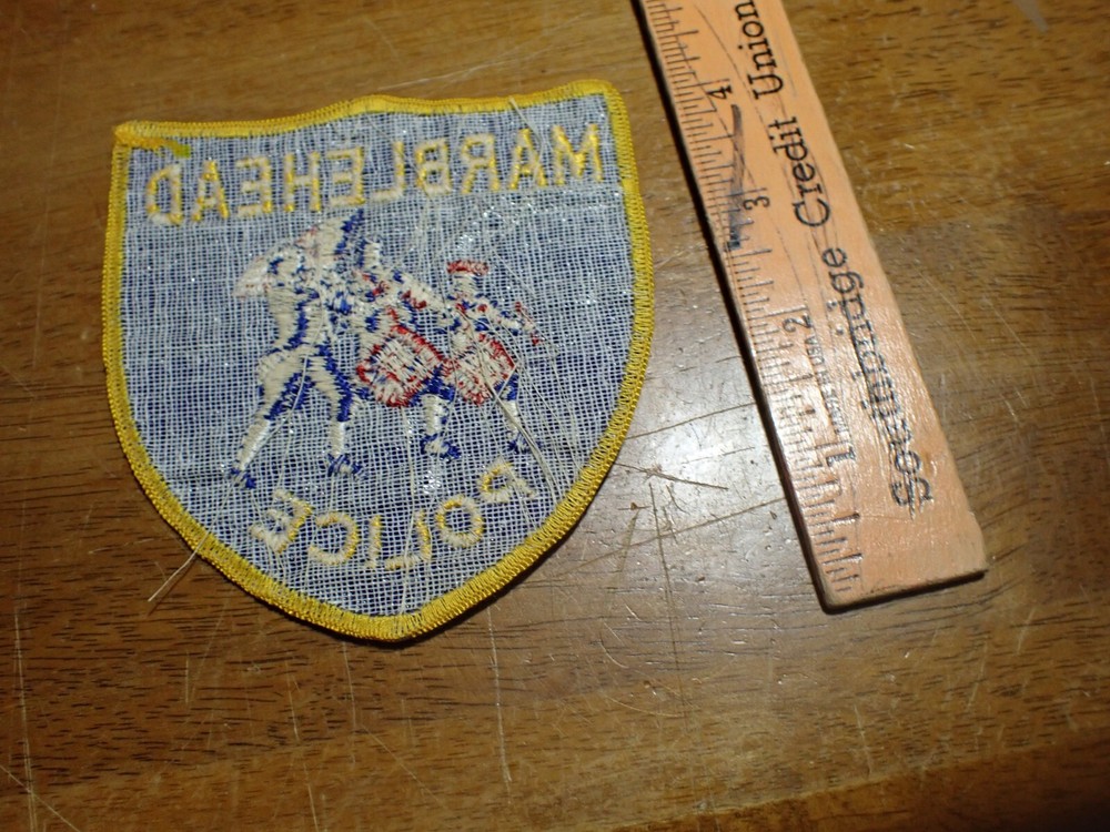 MARBLEHEAD EARLY OBSOLETE VEST PATCH BX 25 #21