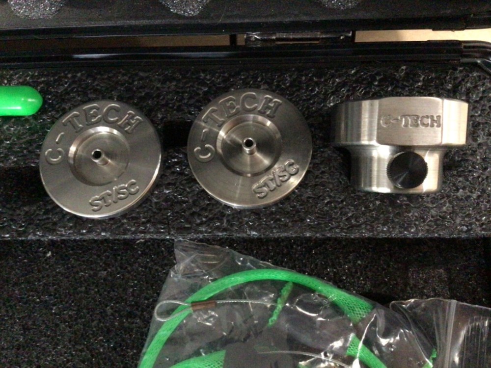 C-Tech Fiber Optic Tool Kit Strippers Crimpers SPOT Tester Case training system