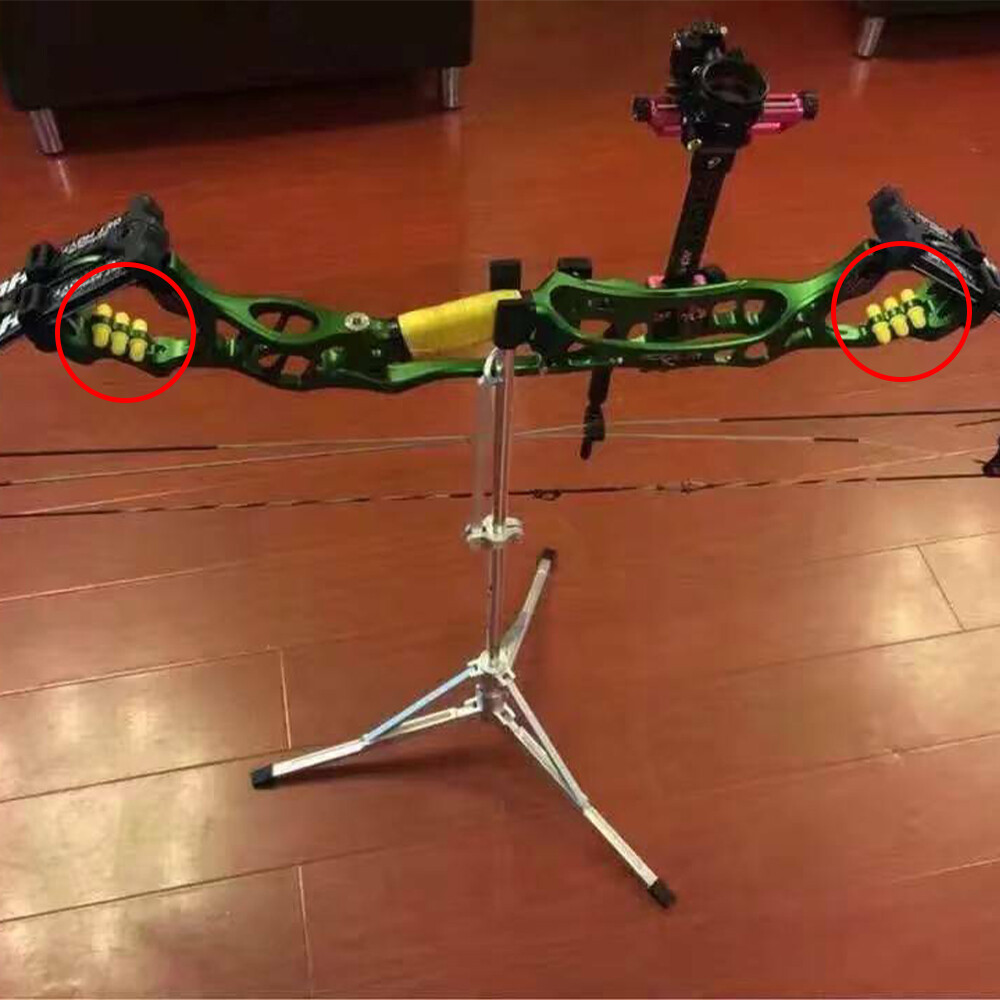 6pcs Compound Bow Stabilizer Shock Absorber Rubber Damper Archery Hunt Shooting