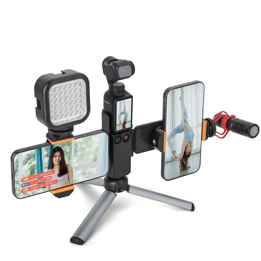 Live Streaming Stand Bracket Part For DJI Osmo Pocket 3 Phone Multi Position