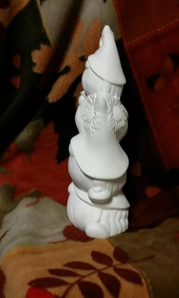 Ceramic Bisque~~~ Ready to Paint~~~ Sunflowers and Gnome Stack
