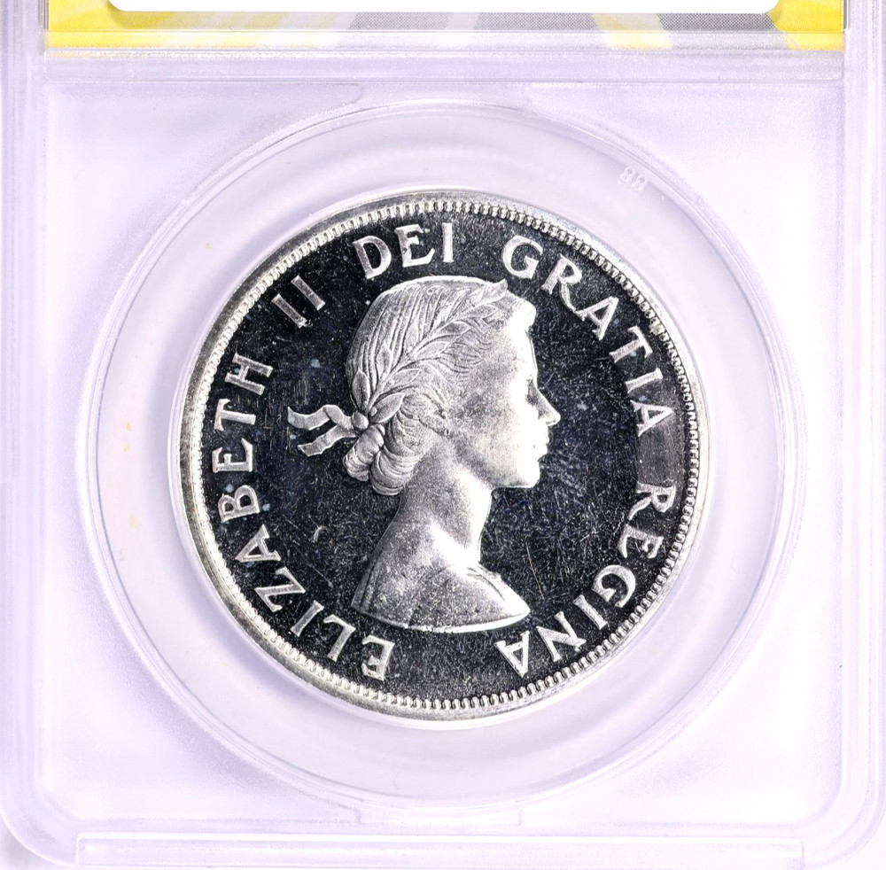 1963 Canada Gem PL Silver Dollar ANACS PL 66 Cam