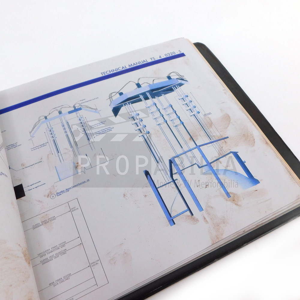THE 100 Nuclear Facility Binder Original Prop (01010-2968)