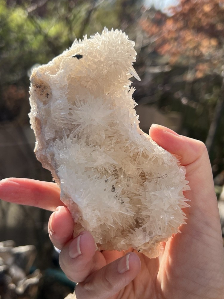 Calcite Spiky Cluster Crystal Patterns 319g 3