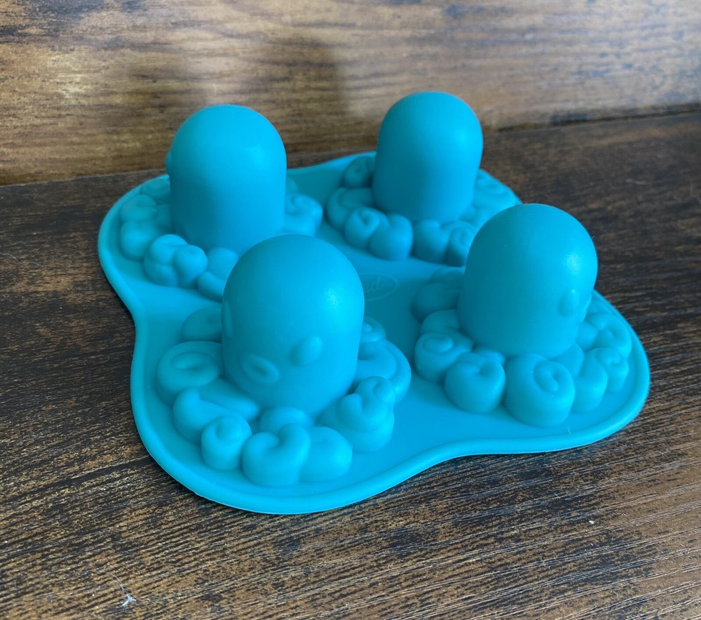 Octopus Shape Silicone Reusable Ice Cube Mold Cocktail Ice Chocolate Candy