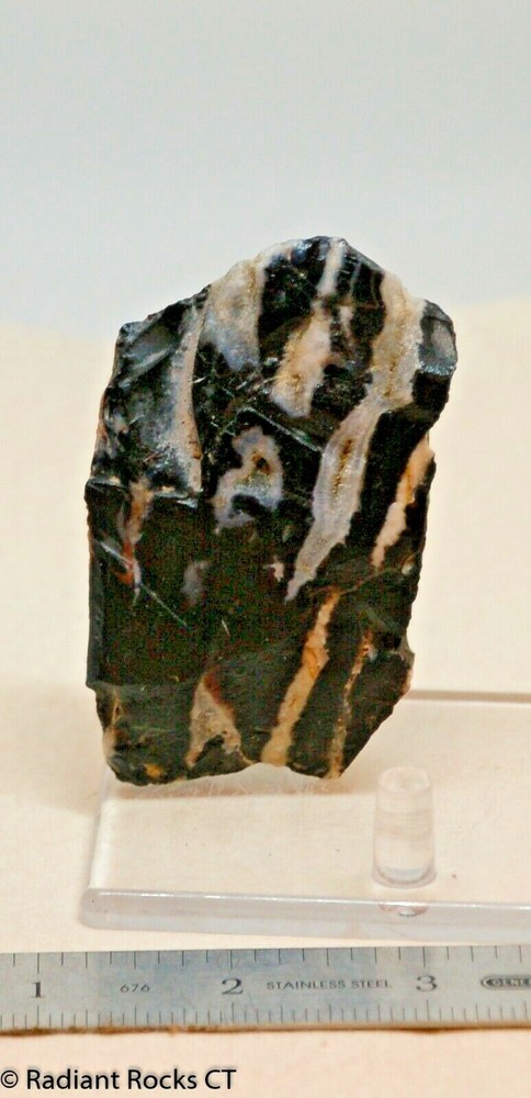 Zebra Agate rough 3.2 oz (85 grams)