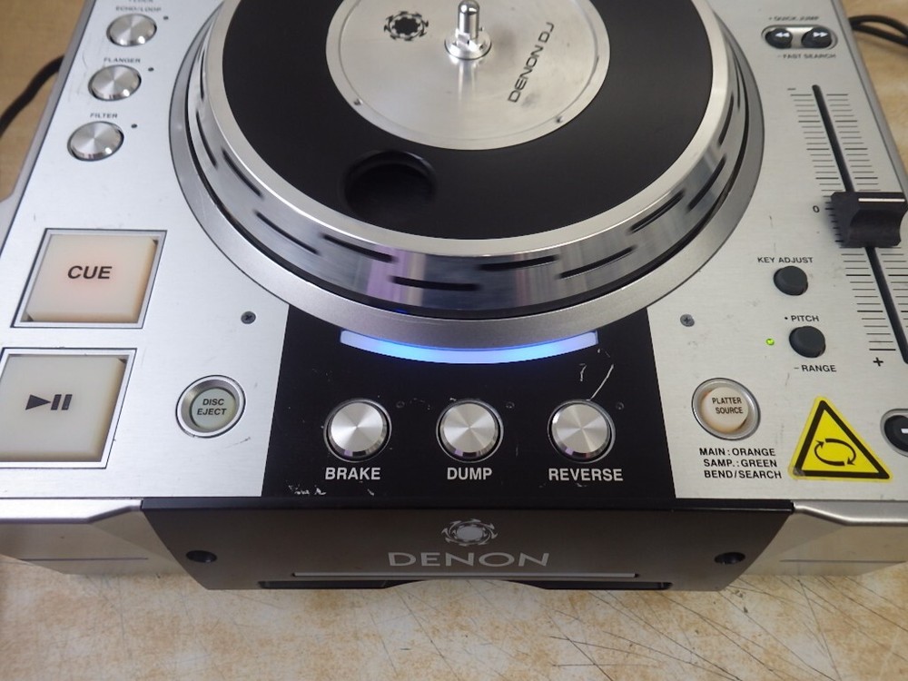 DENON DN-S3500 Compact Disc Player Professional DJ Turntable Silver y3341