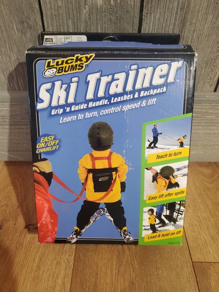 Lucky Bums Kids Ski Backpack Harness Trainer Leash Grip 'N Guide Handle