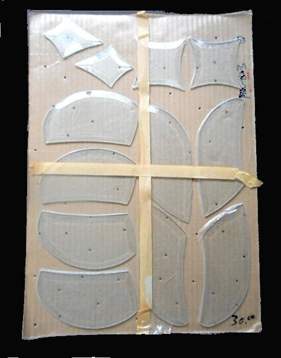 Random Stained Glass Bevel Cluster