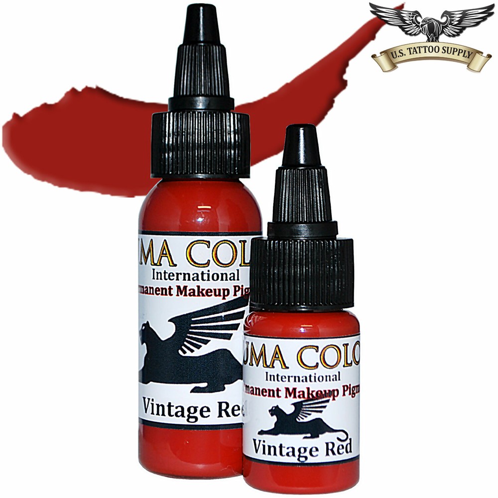 Puma Color Permanent Makeup Ink - Vintage Red