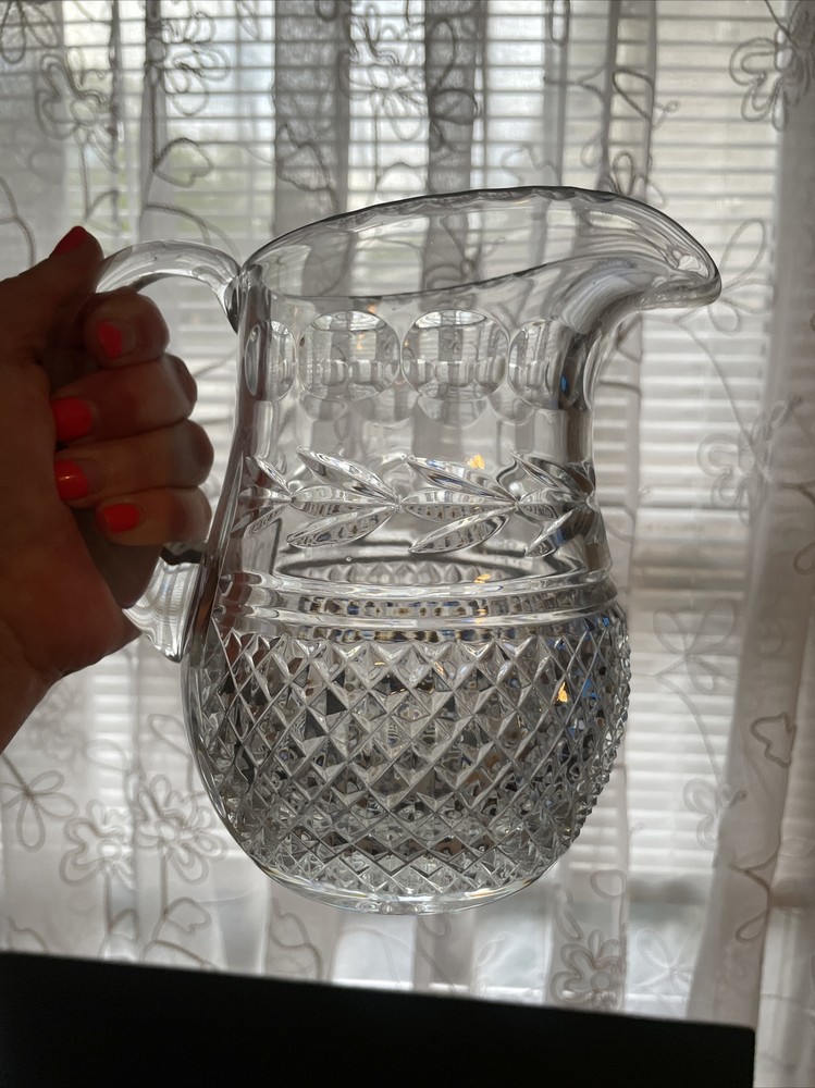 GALWAY Crystal LEAH PITCHER 32 0Z 6.5”