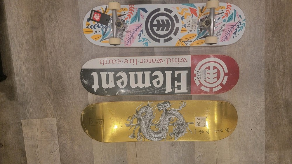 ♤ ELEMENT Skateboard Complete 7.75| Element Board | ♤